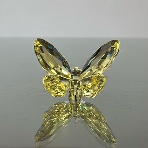 Swarovski Crystal Yellow Jonquil Brilliant Butterfly Butterflies Large 855690